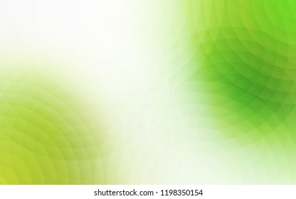 Light Green, Yellow vector cover with spots. Blurred bubbles on abstract background with colorful gradient. Pattern can be used for futuristic ad, booklets.