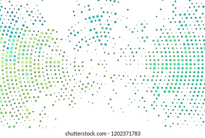 Light Green, Yellow vector cover in polygonal style. Abstract gradient illustration with rectangles. Pattern for busines ad, booklets, leaflets