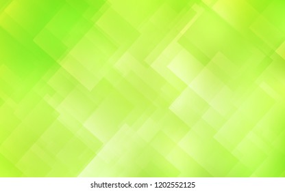 Light Green, Yellow vector cover with stright stripes. Shining colored illustration with sharp stripes. Template for your beautiful backgrounds.