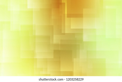 Light Green, Yellow vector cover with stright stripes. Glitter abstract illustration with colored sticks. Best design for your ad, poster, banner.