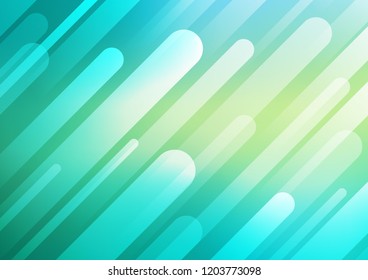 Light Green, Yellow vector cover with long lines. Shining colored illustration with narrow lines. The pattern can be used for busines ad, booklets, leaflets