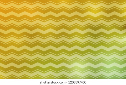 Light Green, Yellow vector cover with stright stripes. Modern geometrical abstract illustration with Lines. Pattern for your busines websites.
