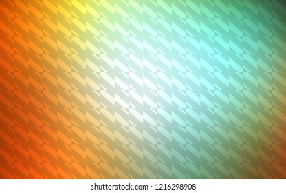 Light Green, Yellow vector cover with stright stripes. Blurred decorative design in simple style with lines. Pattern for your busines websites.