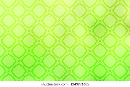 Light Green, Yellow vector cover with small and big stars. Shining colored illustration with stars. Pattern for wrapping gifts.