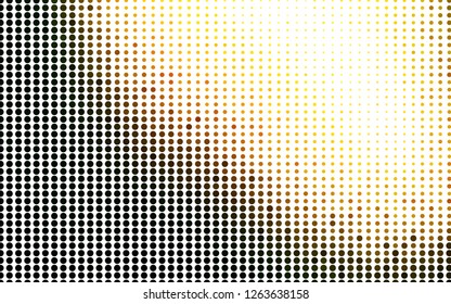 Light Green, Yellow vector cover with spots. Illustration with set of shining colorful abstract circles. Template for your brand book.