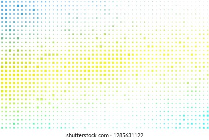 Light Green, Yellow vector cover in polygonal style. Beautiful illustration with rectangles and squares. Best design for your ad, poster, banner.