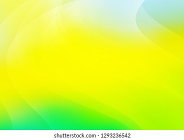 Light Green, Yellow vector cover with long lines. Glitter abstract illustration with colored sticks. The pattern can be used as ads, poster, banner for commercial.