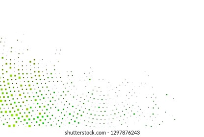 Light Green, Yellow vector cover in polygonal style. Beautiful illustration with rectangles and squares. Pattern for busines ad, booklets, leaflets