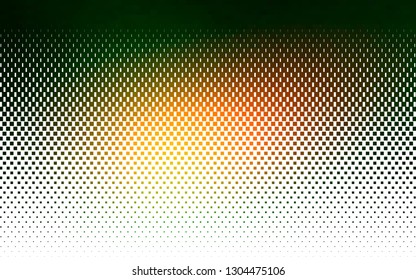 Light Green, Yellow vector cover in polygonal style. Decorative design in abstract style with rectangles. Best design for your ad, poster, banner.