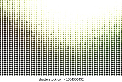 Light Green, Yellow vector cover with spots. Illustration with set of shining colorful abstract circles. Pattern for beautiful websites.