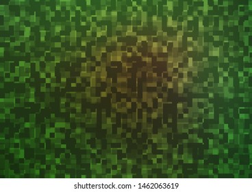 Light Green, Yellow vector cover in polygonal style. Abstract gradient illustration with rectangles. Modern template for your landing page.