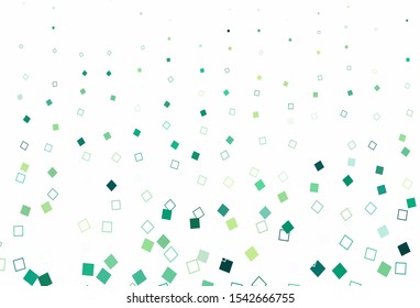 Light Green, Yellow vector cover with polygonal style. Modern abstract illustration with colorful rectangles. Pattern for websites, landing pages.