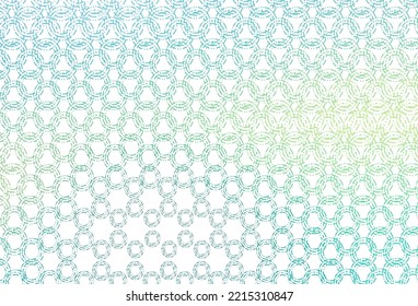 Light green, yellow vector cover with spots. Modern abstract illustration with colorful water drops. Pattern of water, rain drops.