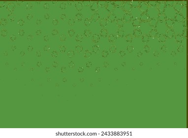 Light green, yellow vector cover with spots. Blurred decorative design in abstract style with bubbles. Completely new template for your brand book.
