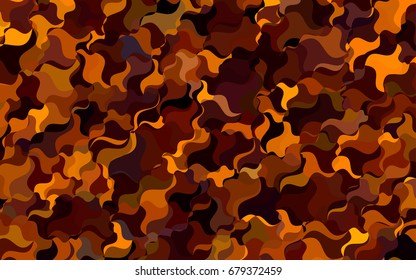 Light Green, Yellow vector crooked abstract pattern. Shining crooked illustration in a brand-new style. A new texture for your design.