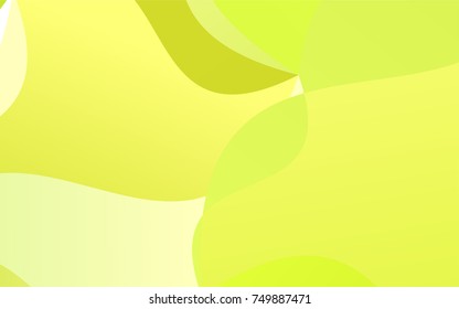 Light Green, Yellow vector crooked abstract pattern. Brand-new colored illustration in blurry style with gradient. Brand-new design for your business.