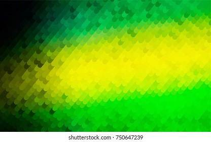 Light Green, Yellow vector curved template. A completely new color illustration in a vague style. Brand-new design for your business.