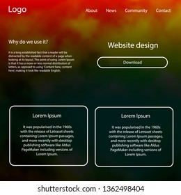 Light Green, Yellow vector design ui kit with universe stars. Modern Style guide with colorful gradient sky in its header. This template you can use for websites.
