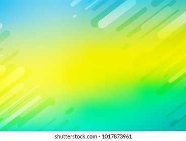 Light Green, Yellow vector doodle blurred template. Decorative shining illustration with doodles on abstract template. The elegant pattern can be used as a part of a brand book.