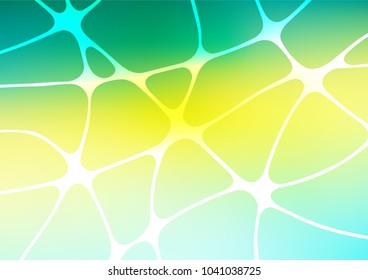 Light Green, Yellow vector doodle blurred pattern. A vague abstract illustration with doodles in Indian style. The pattern can be used for coloring books and pages for kids.