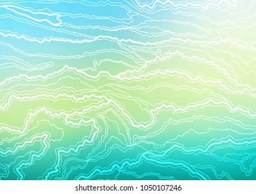 Light Green, Yellow vector doodle blurred pattern. A vague abstract illustration with doodles in Indian style. The pattern can be used for heads of websites and designs.