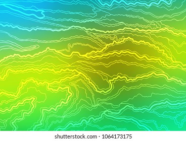 Light Green, Yellow vector doodle blurred texture. Creative illustration in blurred style with doodles and Zen tangles. The textured pattern can be used for website.