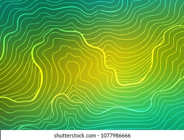 Light Green, Yellow vector doodle blurred pattern. Blurred decorative design in Indian style with Zen tangles. Hand painted design for web, leaflet, textile.