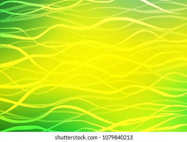 Light Green, Yellow vector doodle blurred texture. Brand-new colored illustration in blurry style with doodles. The completely new template can be used for your brand book.