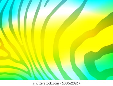 Light Green, Yellow vector doodle blurred texture. A completely new color illustration in doodle style. Hand painted design for web, wrapping, wallpaper.