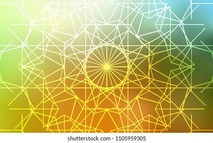 Light Green, Yellow vector doodle bright template. Sketchy doodles drawn by child on blurred background. The doodle design can be used for your web site.