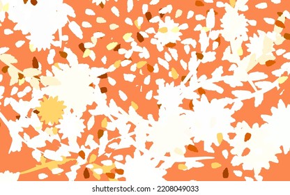 Verde claro, dorado vectorial amarillo fondo con flores, rosas. Ilustración colorida con flores de estilo doodle. Plantilla para fondos de teléfonos móviles.