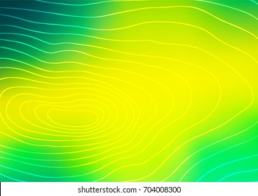 Light Green, Yellow vector doodle blurred background. Blurred decorative design in Indian style with zentangles. Brand-new design for your business.