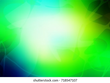 Light Green, Yellow vector doodle bright pattern. Childish elegant natural pattern with gradient. The completely new template can be used for your brand book.