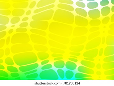 Light Green, Yellow vector doodle blurred template. Decorative shining illustration with doodles on abstract template. Brand-new design for your business.