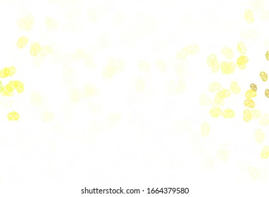 Light Green, Yellow vector elegant template with flowers. Flowers in natural style on white background. Template for backgrounds of cell phones.