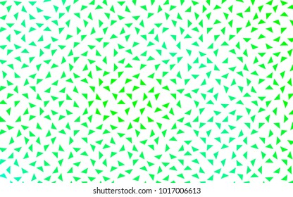 Light Green, Yellow vector geometric simple minimalistic background, which consist of triangles on white background. Triangular pattern with gradient for your business design. 