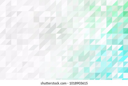Light Green, Yellow vector geometric simple minimalistic background, which consist of triangles on white background. Triangular pattern with gradient for your business design. 