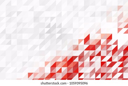 Light Green, Yellow vector geometric simple minimalistic background, which consist of triangles on white background. Triangular pattern with gradient for your business design. 