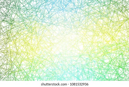 Light Green, Yellow vector geometric simple minimalistic background, which consist of triangles on white background. Triangular pattern with gradient for your business design. 