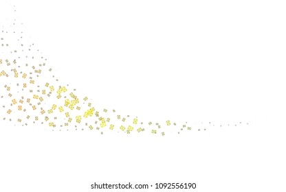 Light Green, Yellow vector geometric simple minimalistic background, which consist of triangles on white background. Triangular pattern with gradient for your business design. 