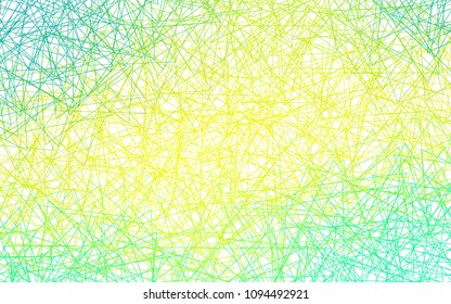 Light Green, Yellow vector geometric simple minimalistic background, which consist of triangles on white background. Triangular pattern with gradient for your business design. 