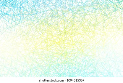 Light Green, Yellow vector geometric simple minimalistic background, which consist of triangles on white background. Triangular pattern with gradient for your business design. 