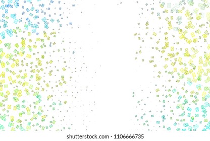 Light Green, Yellow vector geometric simple minimalistic background, which consist of triangles on white background. Triangular pattern with gradient for your business design. 