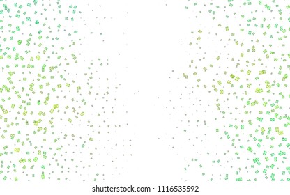 Light Green, Yellow vector geometric simple minimalistic background, which consist of triangles on white background. Triangular pattern with gradient for your business design. 