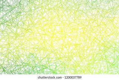 Light Green, Yellow vector geometric simple minimalistic background, which consist of triangles on white background. Triangular pattern with gradient for your business design. 