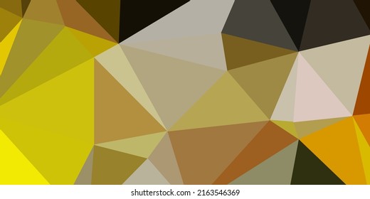 Light green, yellow vector geometric polygonal design. New colorful illustration with shapes of gradient triangles. Smart pattern for websites.