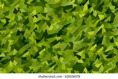 Light Green, Yellow vector geometric simple minimalistic background, which consist of triangles on white background. Triangular pattern with gradient for your business design. 