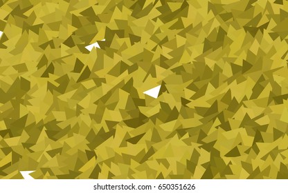Light Green, Yellow vector geometric simple minimalistic background, which consist of triangles on white background. Triangular pattern with gradient for your business design. 