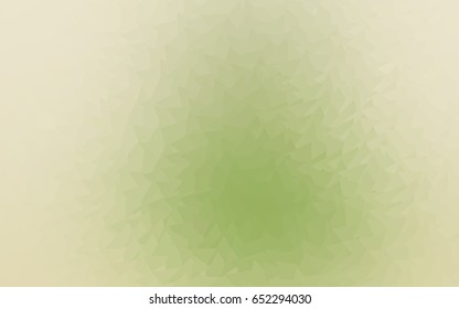 Light Green, Yellow vector geometric simple minimalistic background, which consist of triangles on white background. Triangular pattern with gradient for your business design. 
