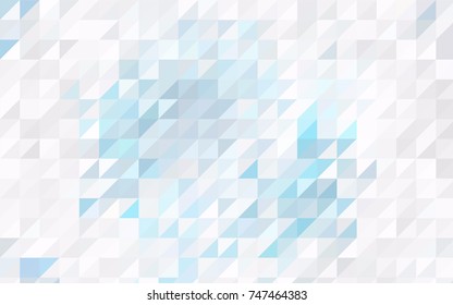 Light Green, Yellow vector geometric simple minimalistic background, which consist of triangles on white background. Triangular pattern with gradient for your business design. 